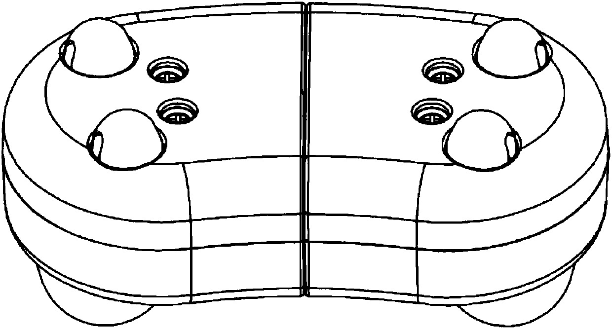 Abdominal external hernia and communicating hydrocele rehabilitation treatment instrument