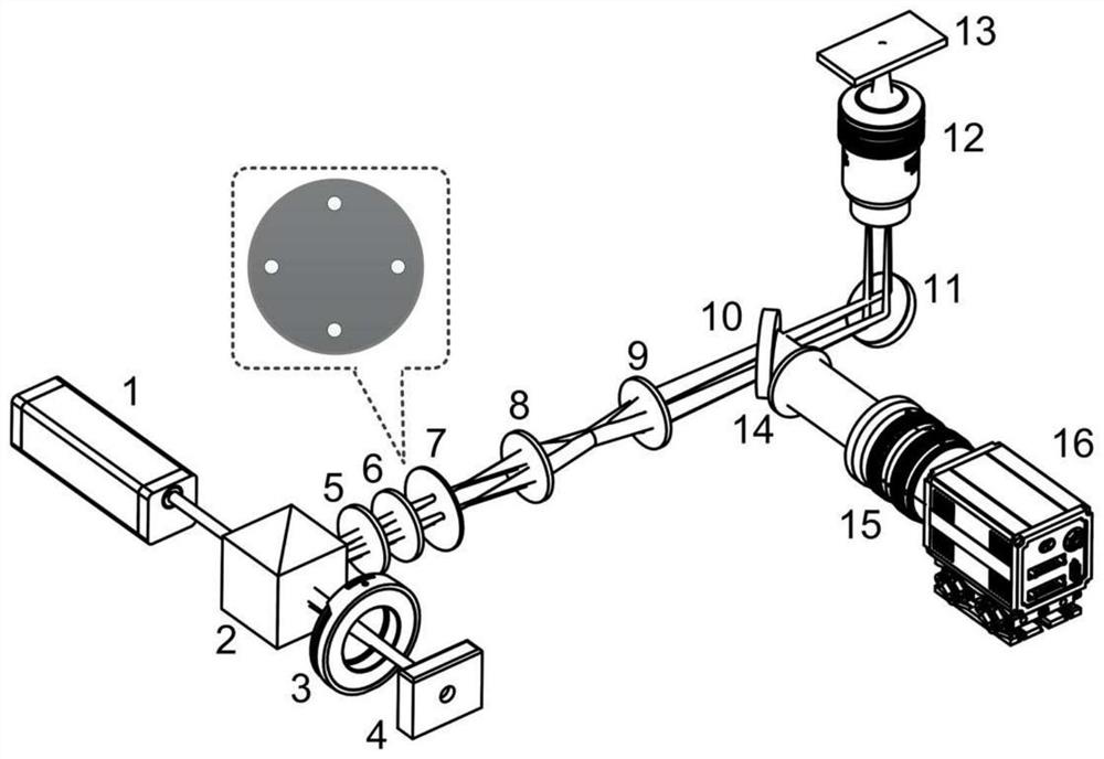 Super-resolution imaging method and system using square lattice structured light illumination