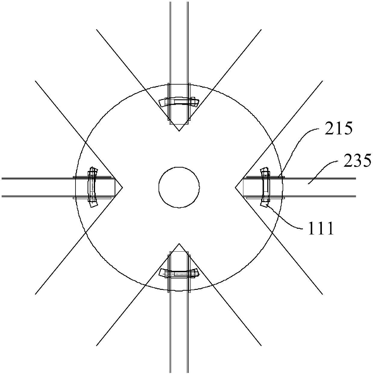 Installation method of adjustable curtain wall