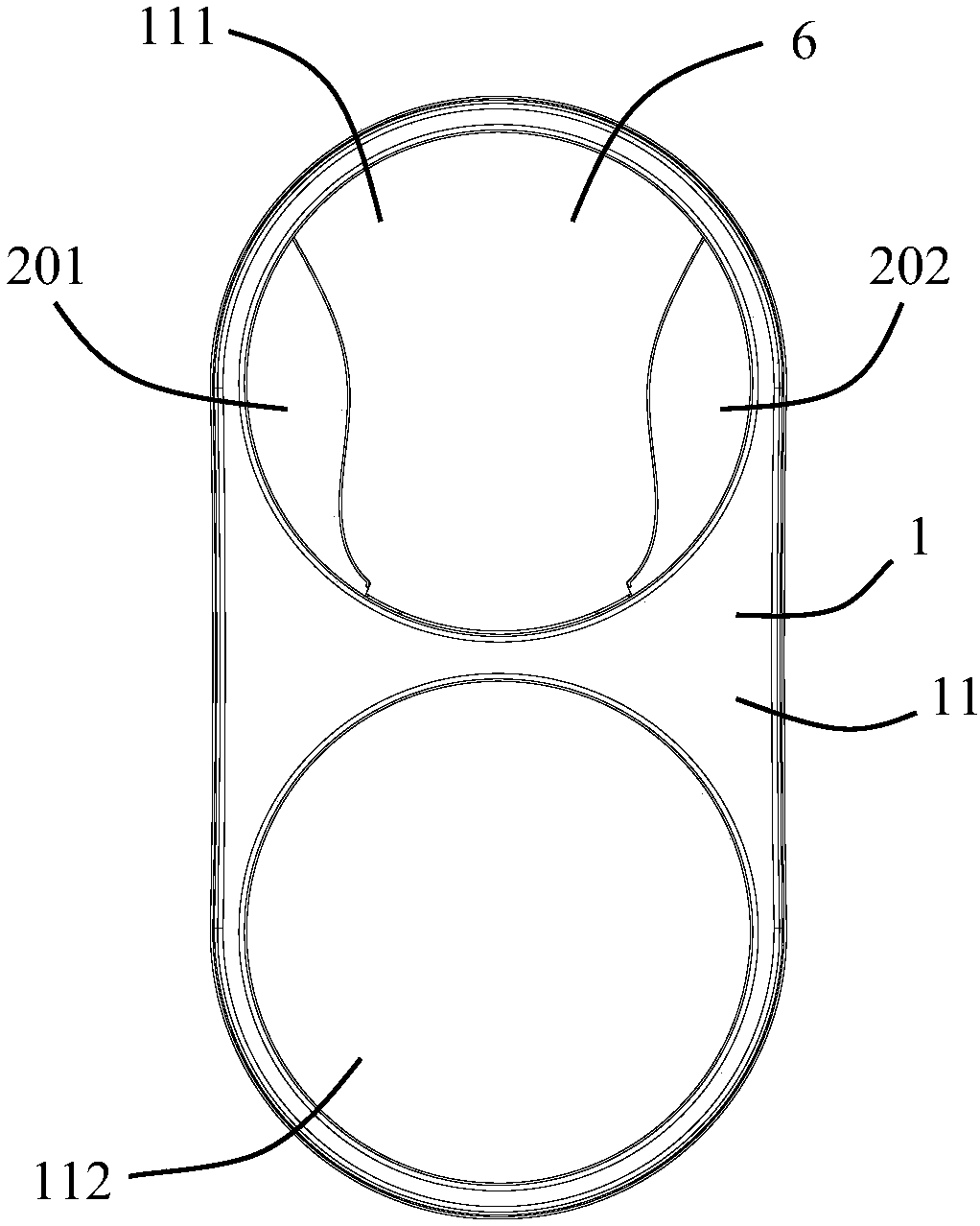 Tail gas after-treatment mixing device