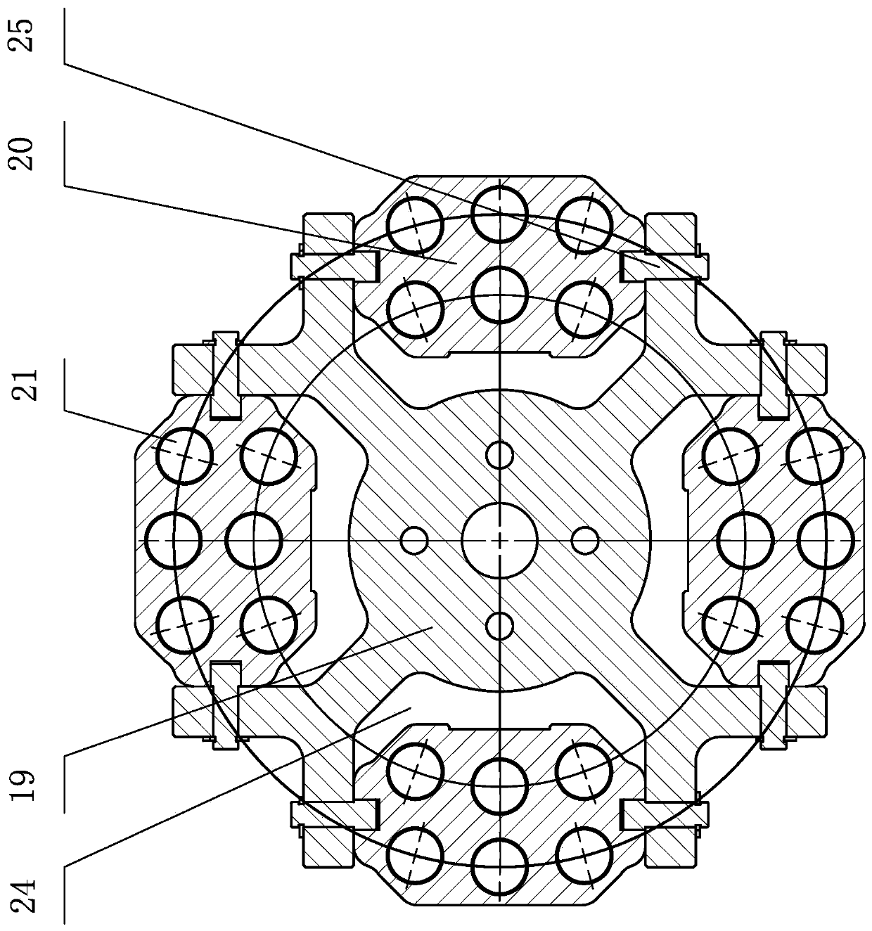 Centrifugal mechanism with location orientation function