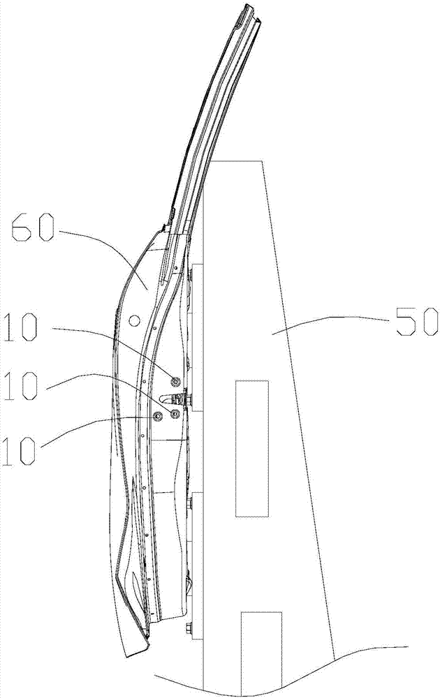 Door lock side fixation device for vehicle door rigidity test and vehicle door rigidity test method