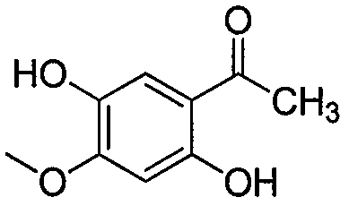 Anti-inflammatory activity of a paeonol homologue and its preparation application