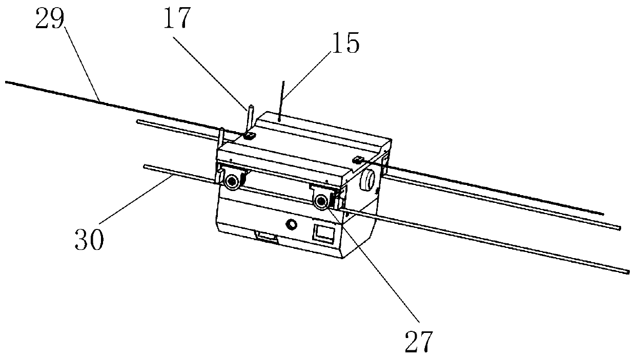 Pulverized coil conveying belt safety inspection robot and use method thereof