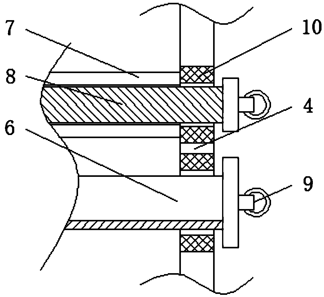 Industrial combustion coal gas filtering and purification device