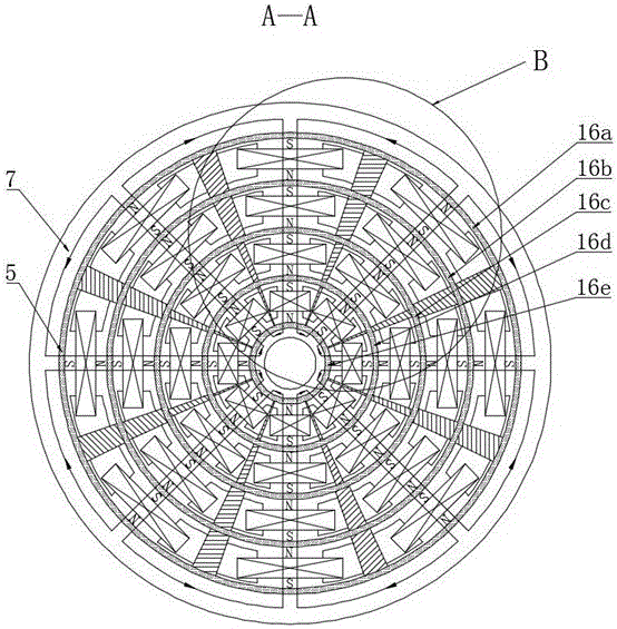 Radial multi-layer magneto-rheological clutch