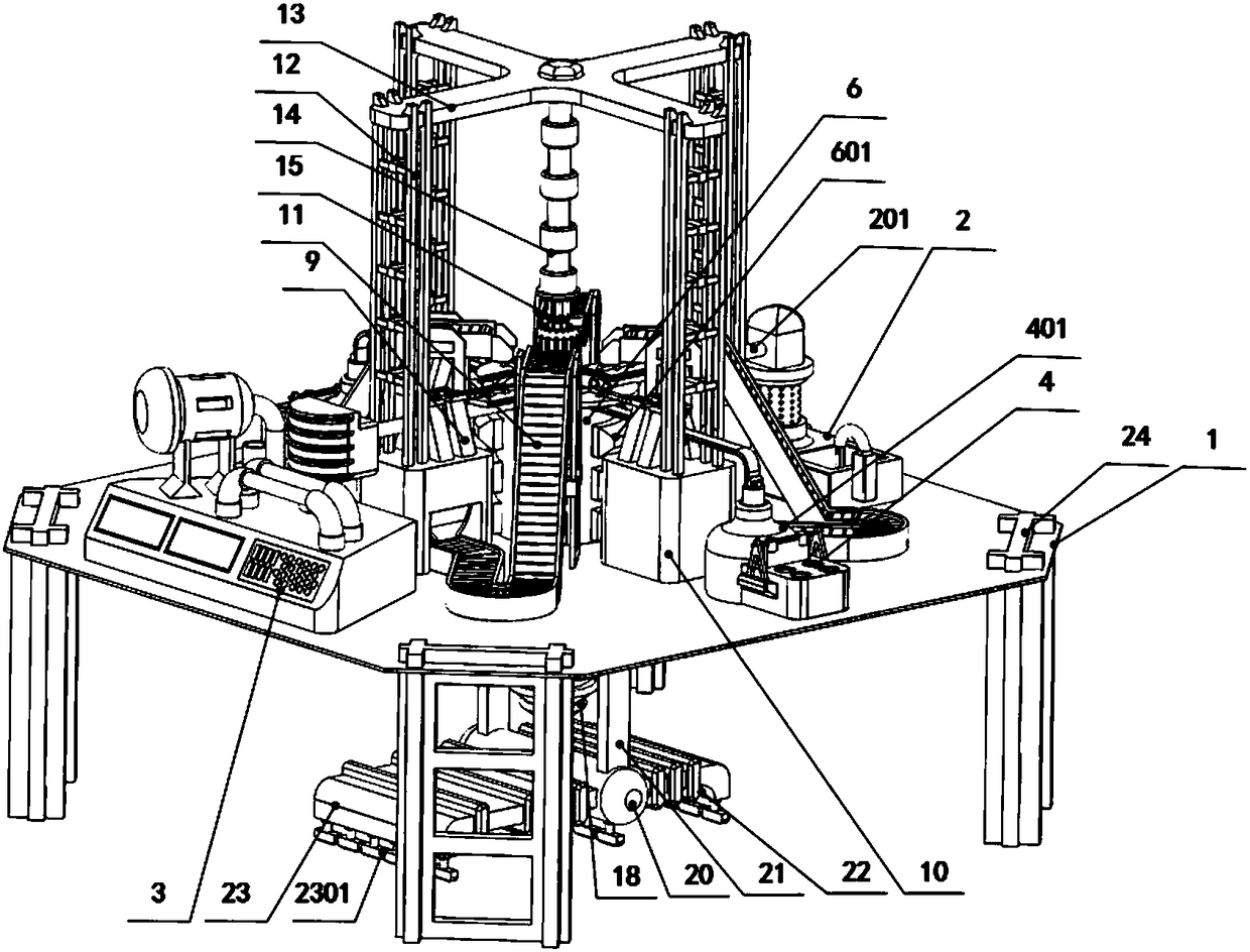 Equipment for mass production of LaCaMnO powder