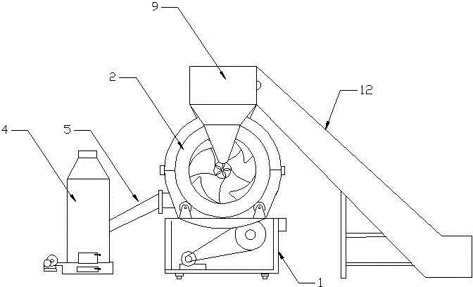 Numerical control residual heat recycling type tea leaf forming fragment enhancer