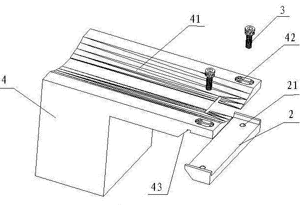 Chamfer jig for adjustable type surface grinder