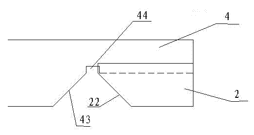 Chamfer jig for adjustable type surface grinder