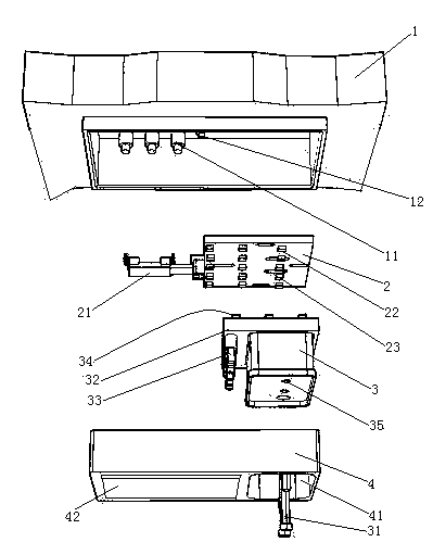 Bridge vehicle top cover die