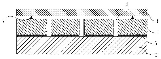 Explosive welding method of arranging multiple reinforcing ribs between large-area double-layer steel plates