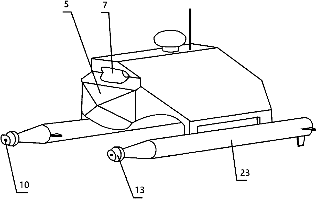 Novel supercavitation water surface high-speed boat