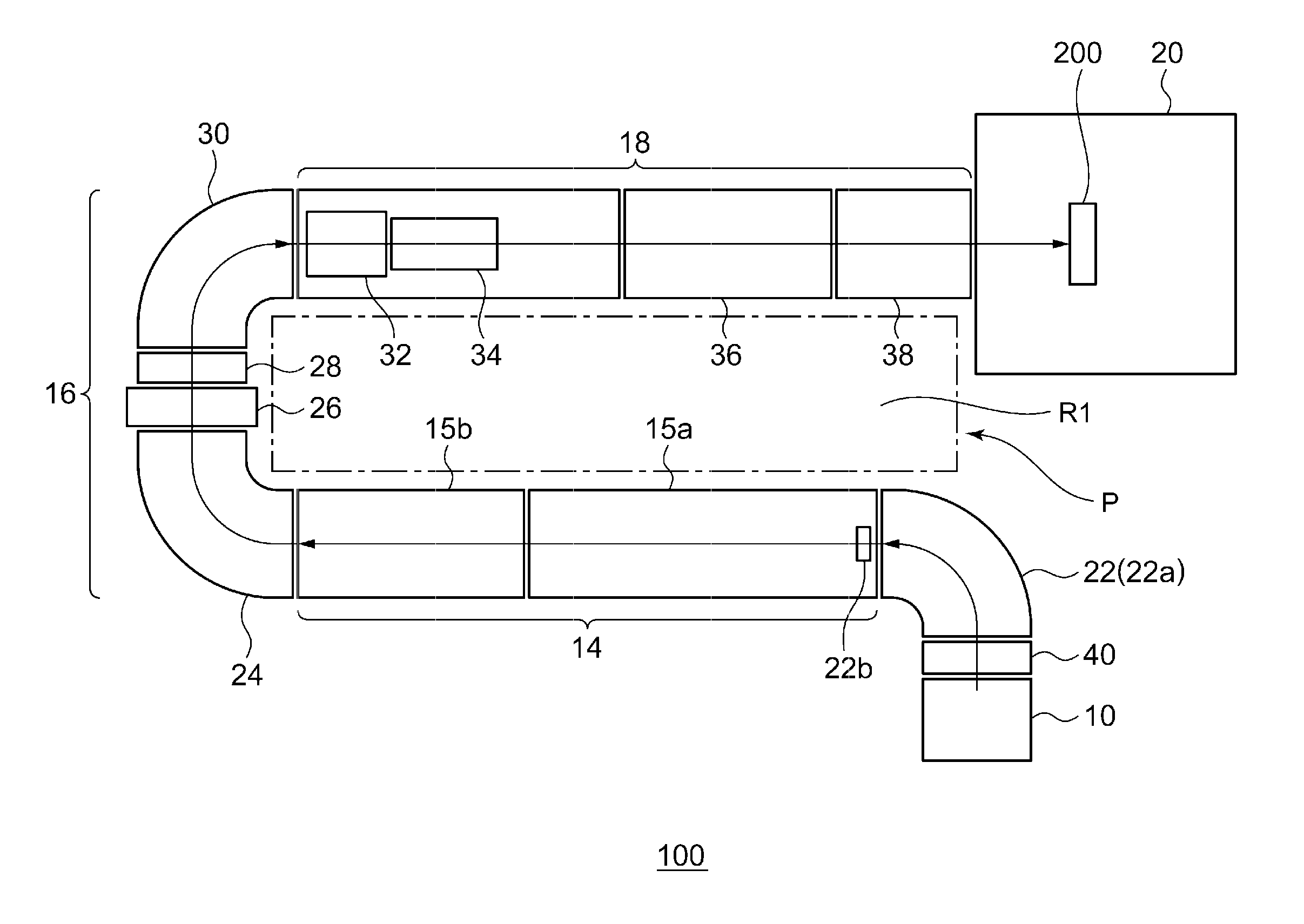 High-energy ion implanter