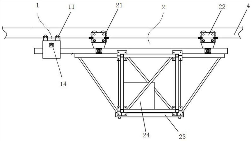 A bridge maintenance device and a bridge maintenance method using the same