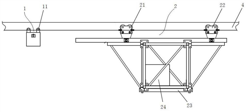 A bridge maintenance device and a bridge maintenance method using the same