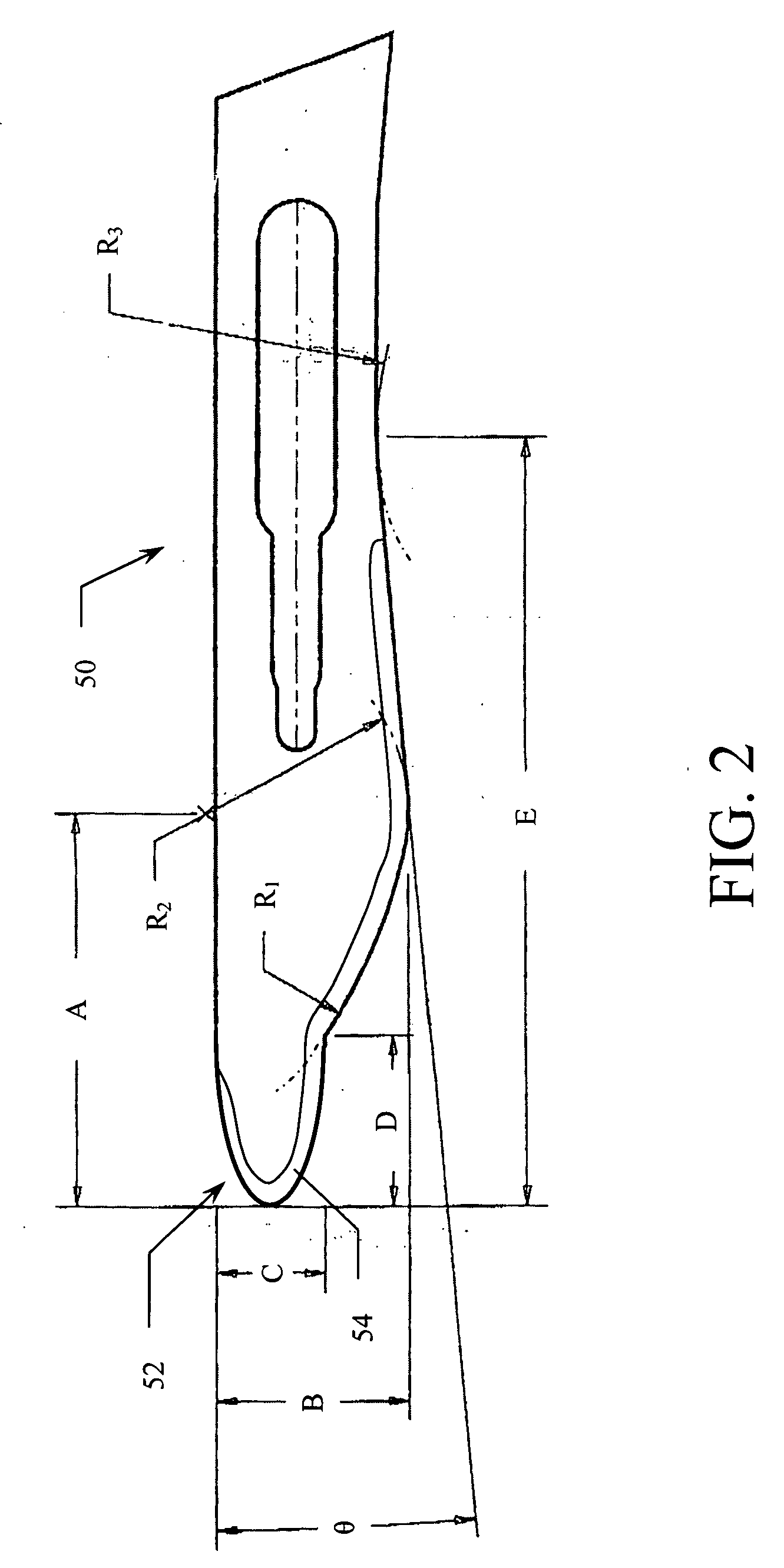 Combination scalpel blade