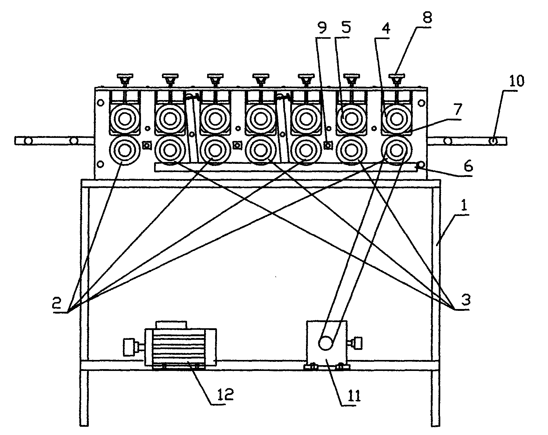 License plate wiping machine and license plate wiping method