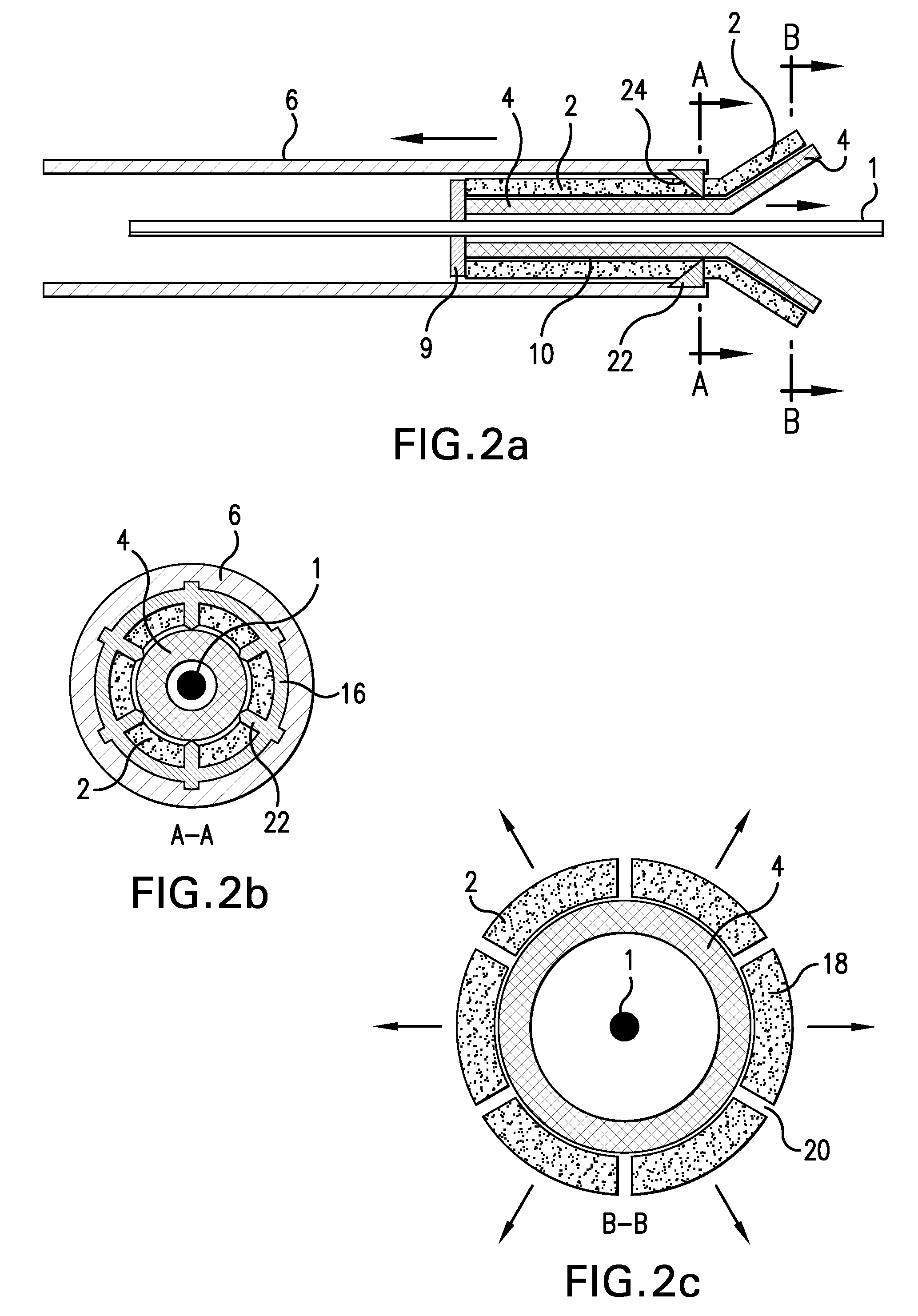 Self-expandable stent with a constrictive coating and method of use