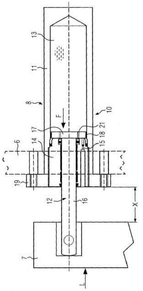 Road finishing machine with pushing device