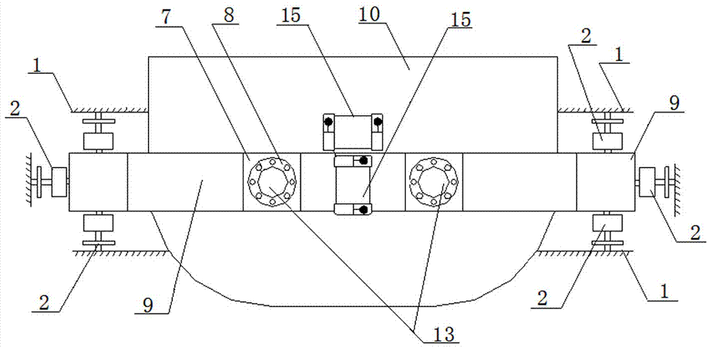 Shaft-vibration forced mixer