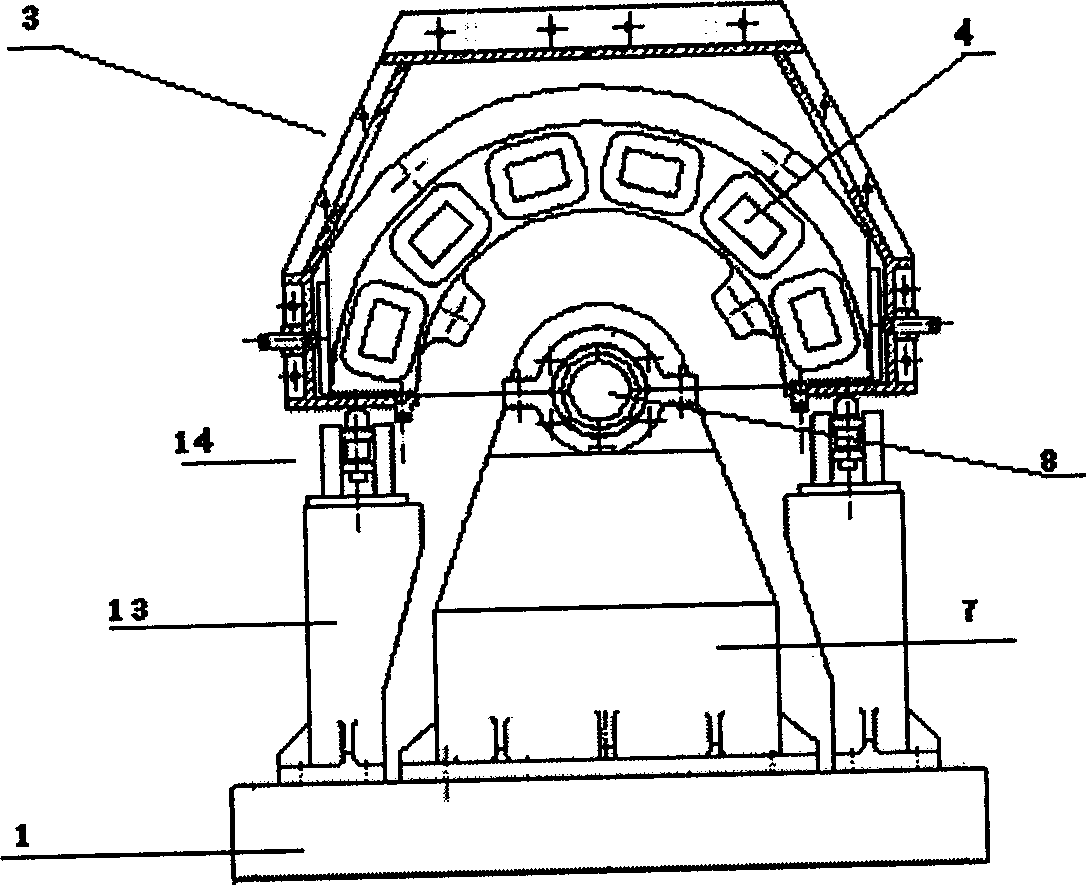 Vehicle eddy current brake experiment unit