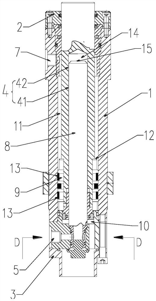 Compound type pressurizing oil cylinder