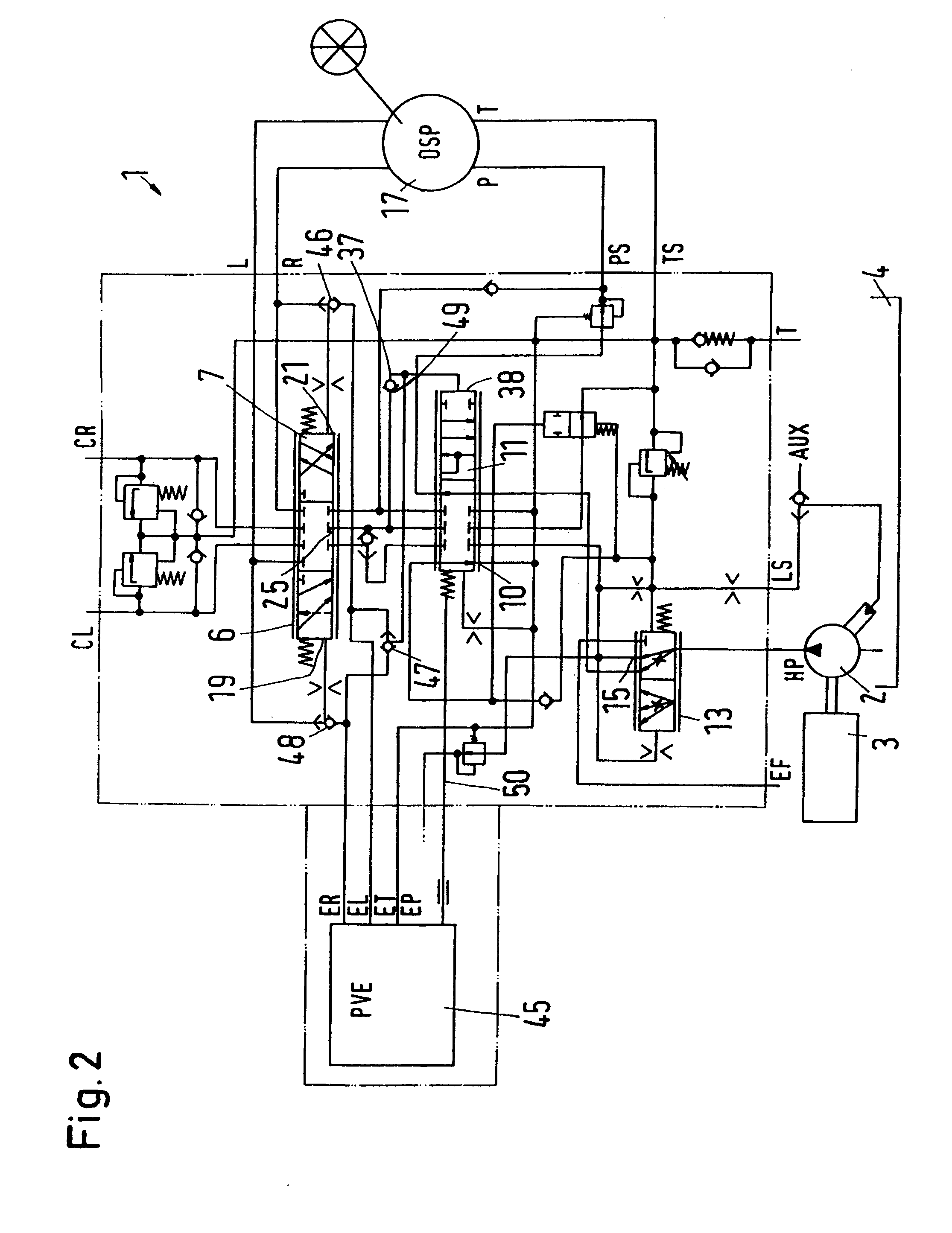 Hydraulic steering arrangement