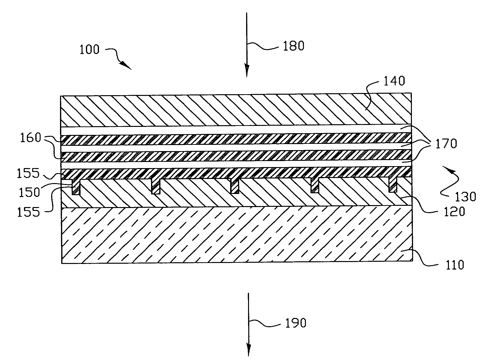 Providing an improved organic vertical cavity laser array device