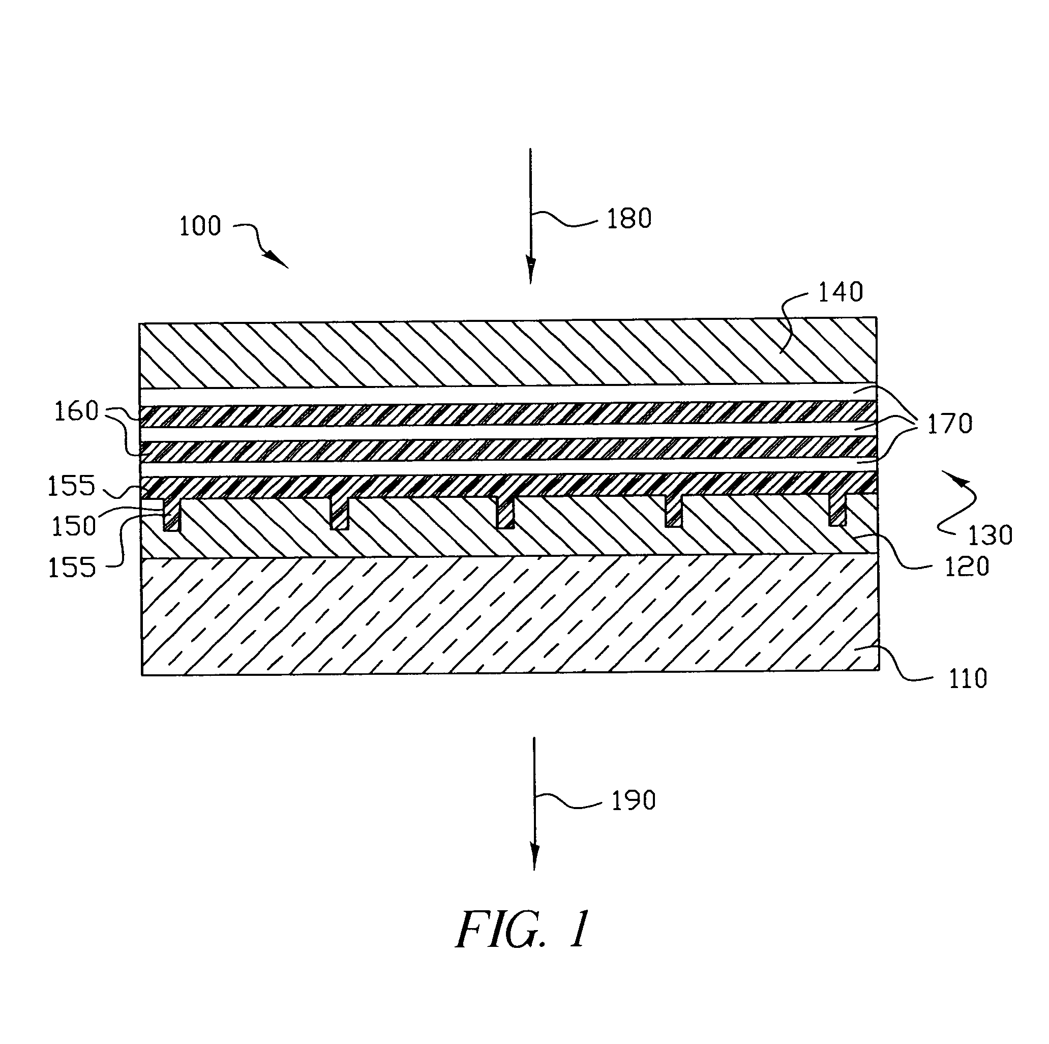 Providing an improved organic vertical cavity laser array device