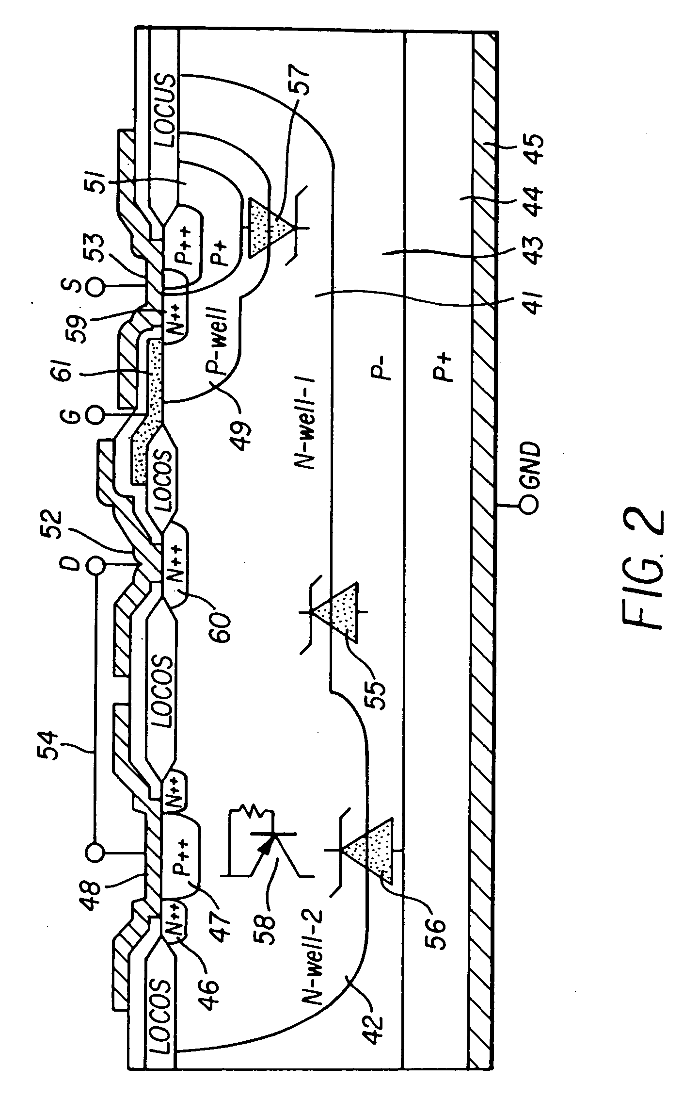 Semiconductor device having a lateral MOSFET and combined IC using the same