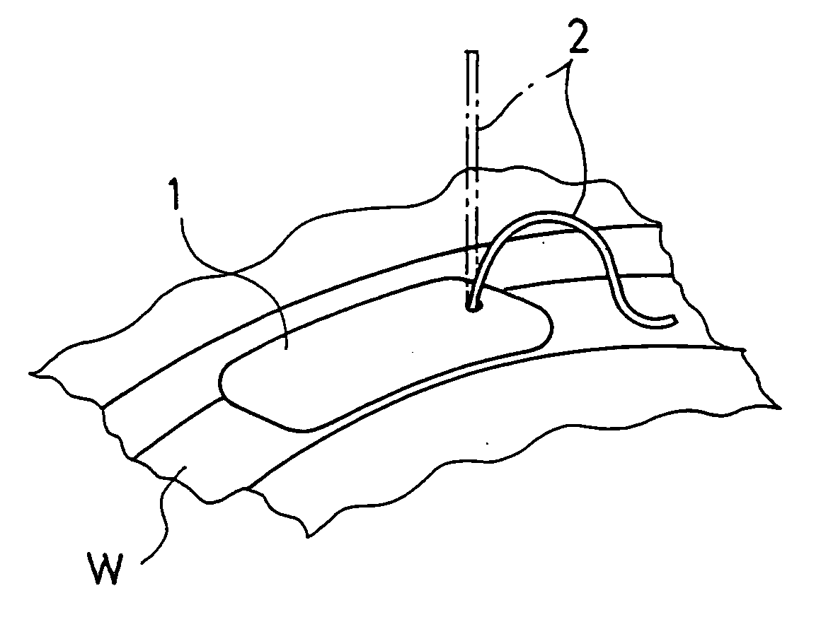 Sensor device for tire