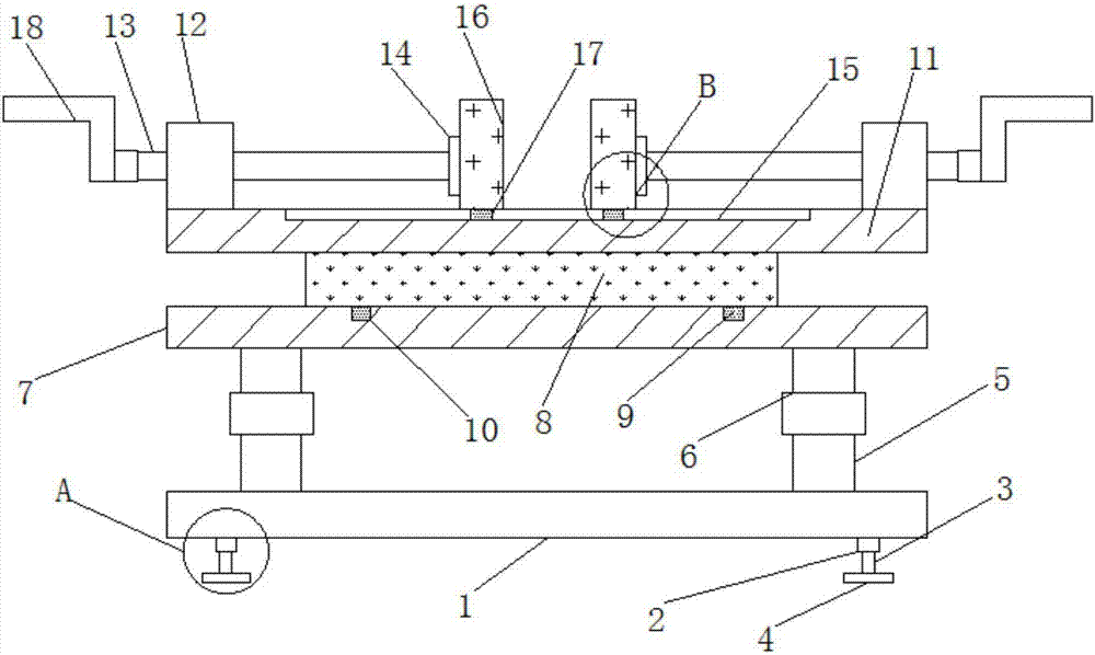 Adjustable bolt drilling machine fixture