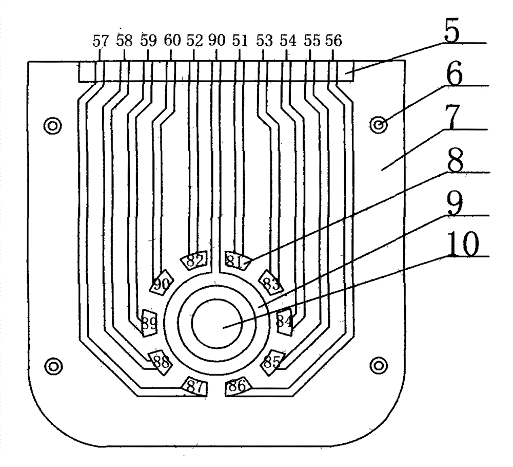 Switching position prompting method for multi-filtering-liner backwashing switcher of water purifier