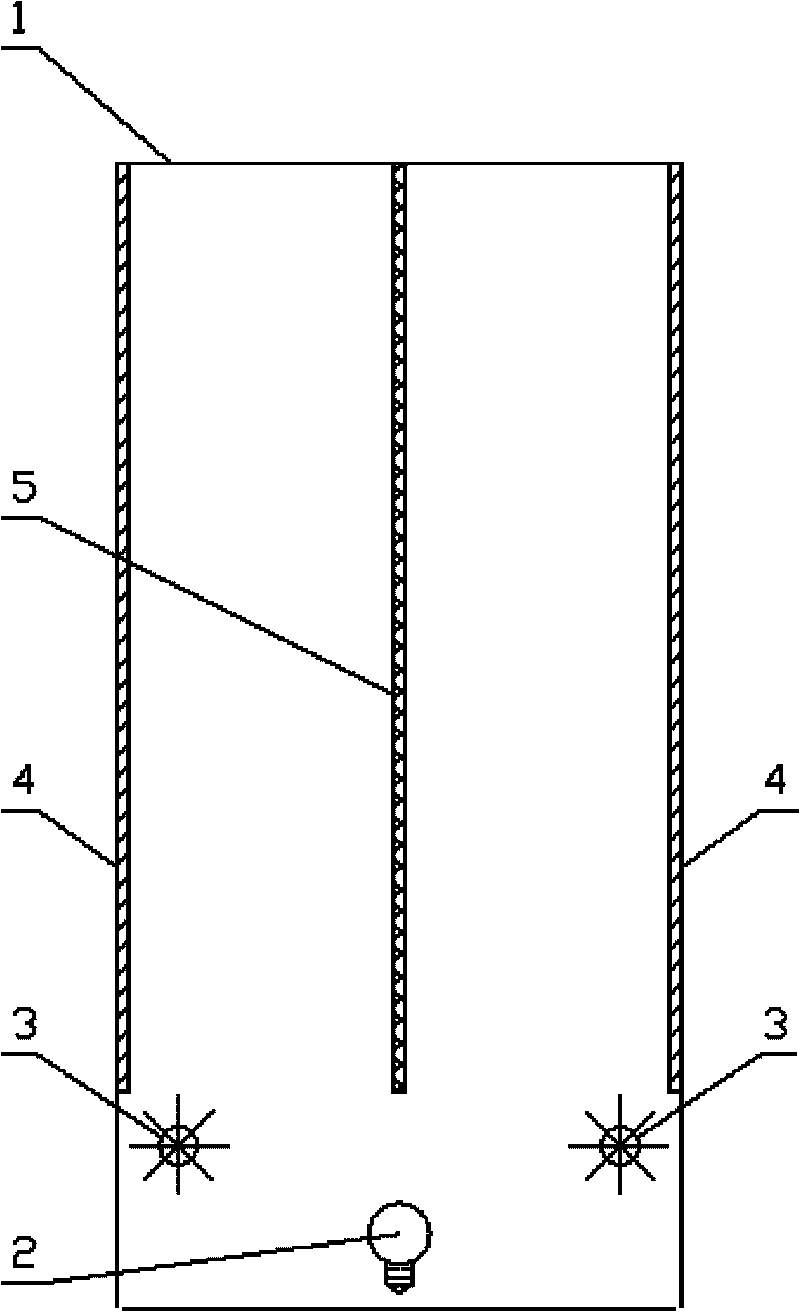 Double-faced electric fireplace