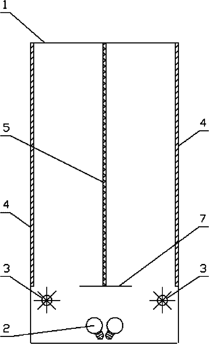 Double-faced electric fireplace