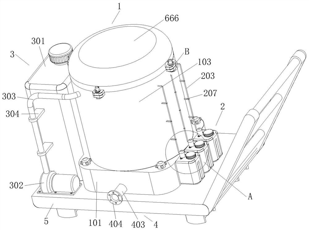 Nutrient solution proportioning device for vegetable planting and working method of device