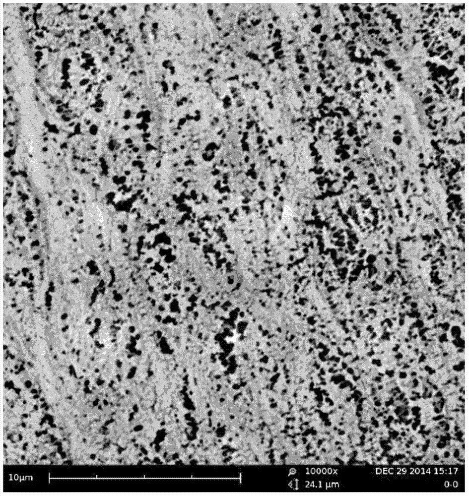 A kind of preparation method of heat-shrinkable power battery diaphragm