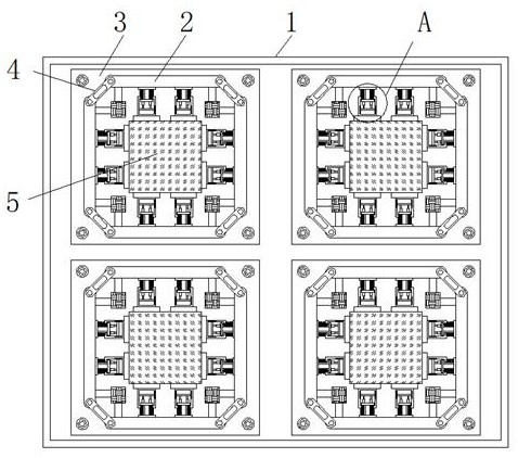 Explosion-proof and flame-retardant device for new energy automobile battery