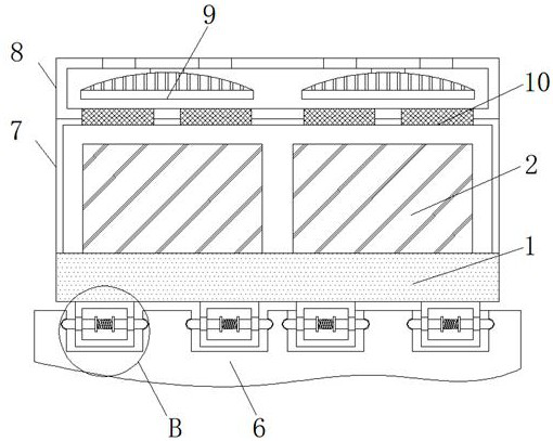 Explosion-proof and flame-retardant device for new energy automobile battery