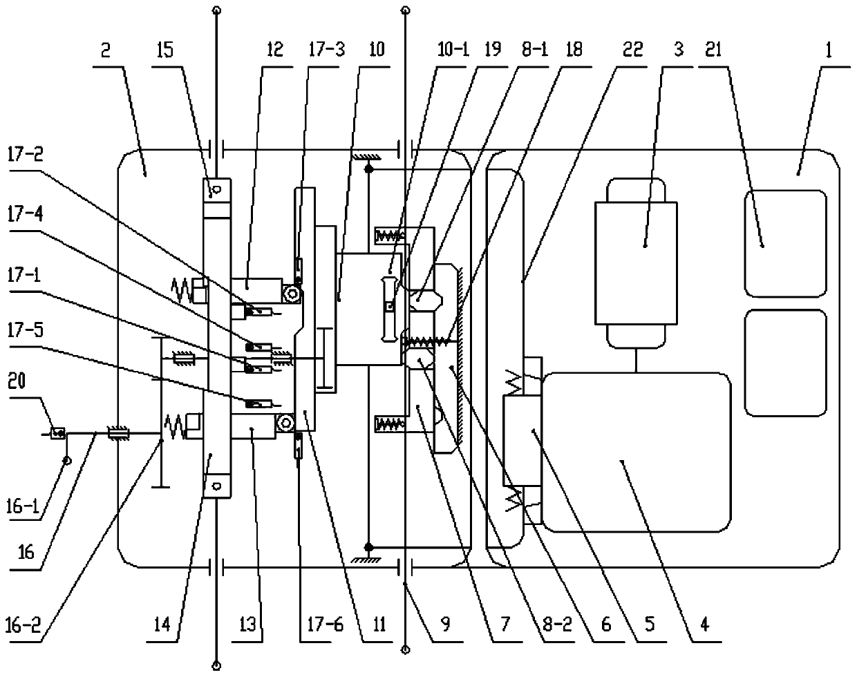 Hydraulic switch machine for urban rail