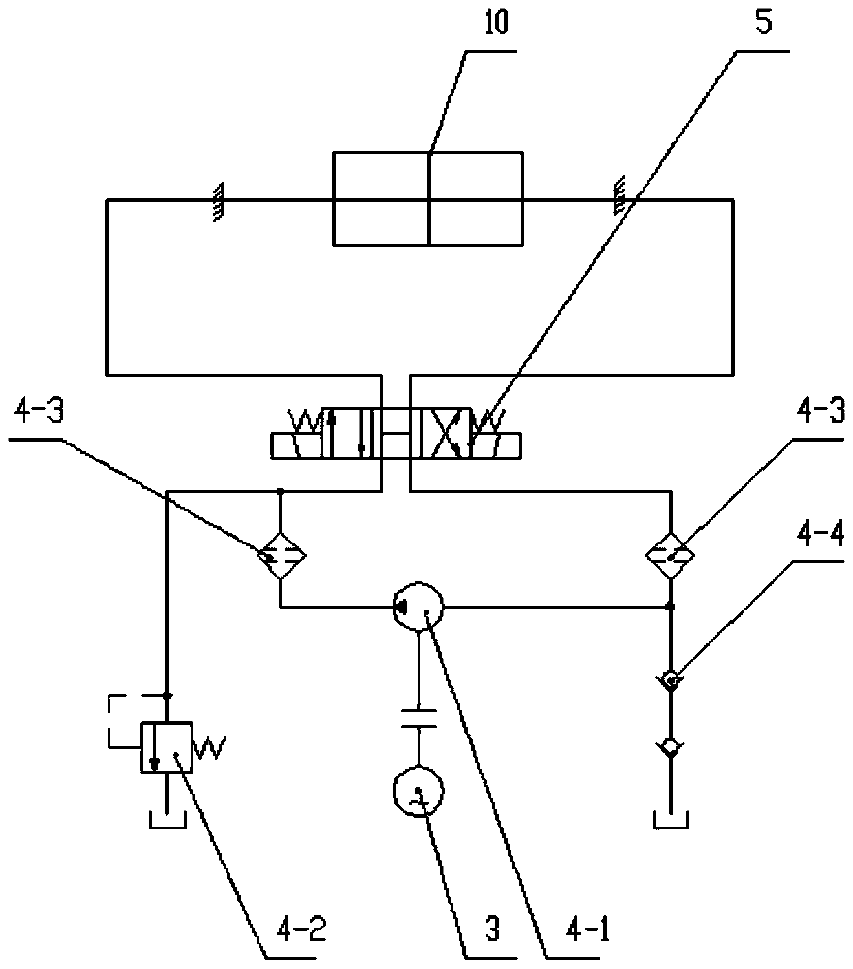 Hydraulic switch machine for urban rail