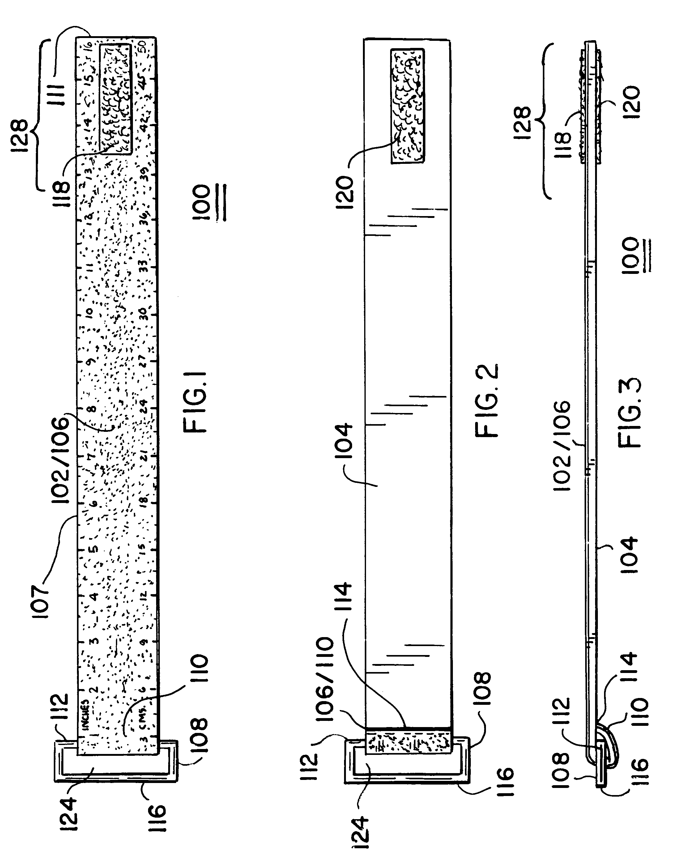 Belt or band-like exercise result measurement article with selectable display aspect