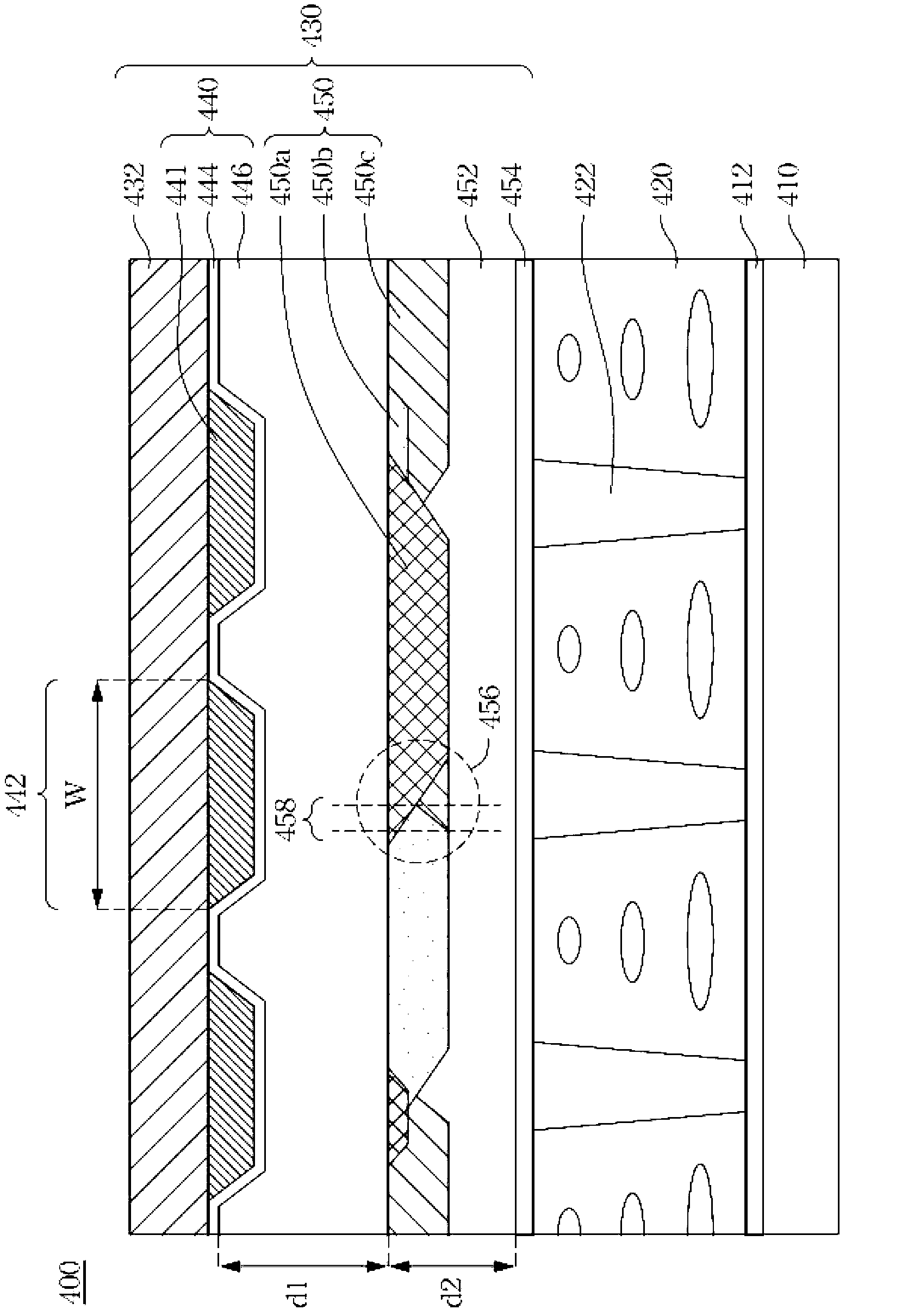 Embedded touch display and manufacturing method thereof