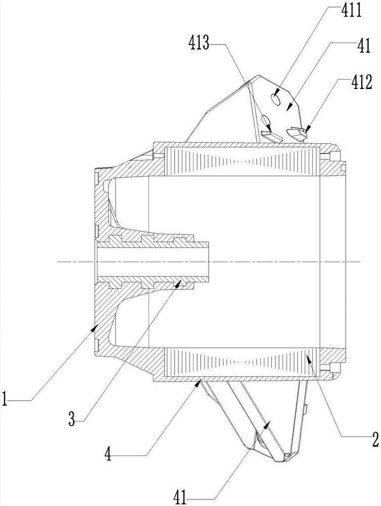 Motor package aluminum rotor structure