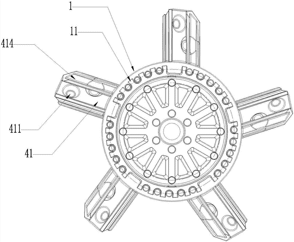 Motor package aluminum rotor structure