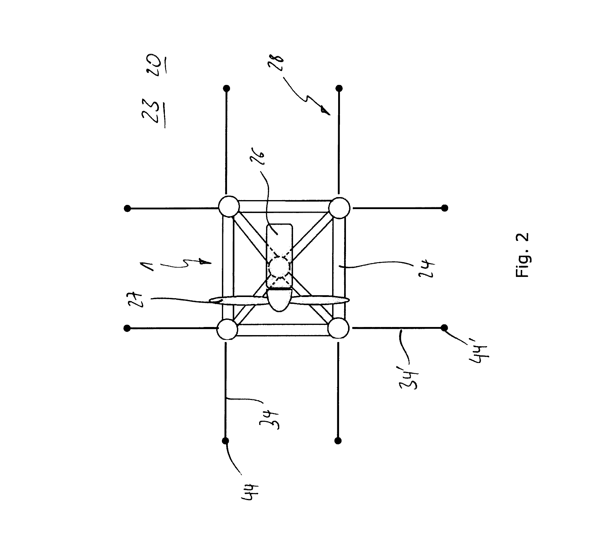 Floatable transportation and installation structure for transportation and installation of a floating wind turbine, a floating wind turbine and method for transportation and installation of the same