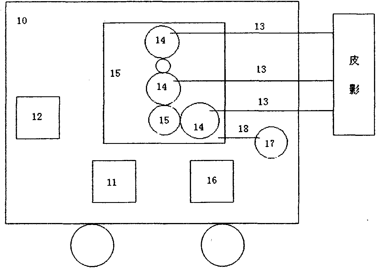 Robot control system for shadow puppet performance