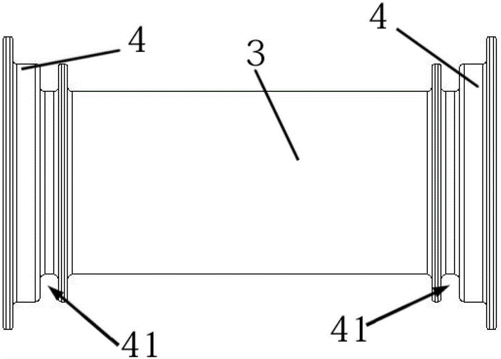 A scraper machine tail drum