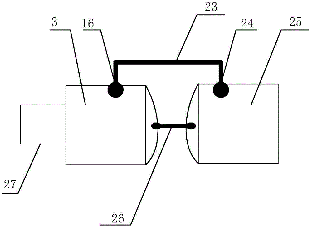 Debugging device and debugging method for a split-type power stage servo valve